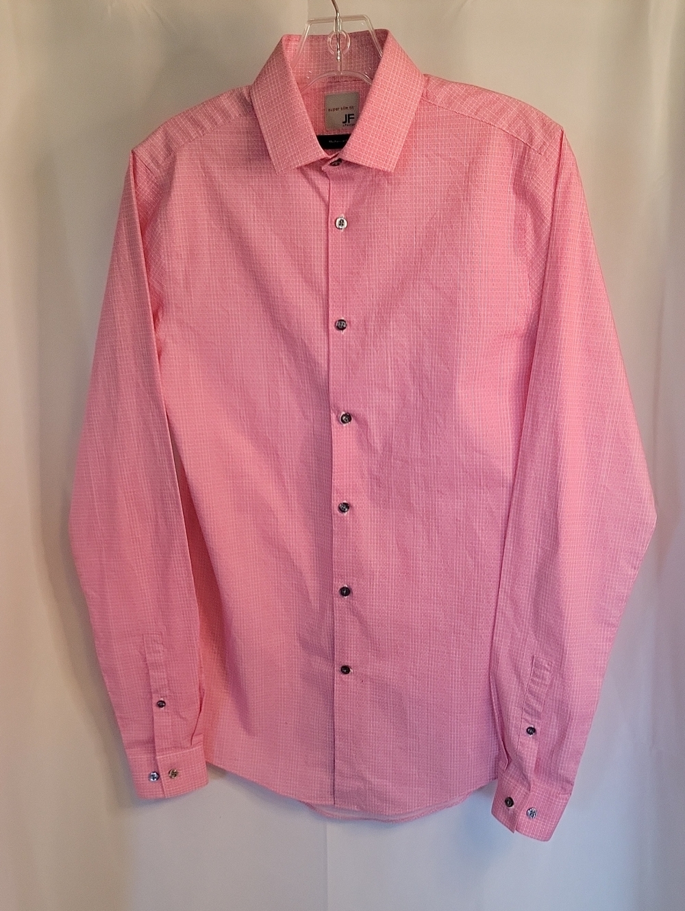 jf j.ferrar Pink Long-Sleeve Dress Shirt